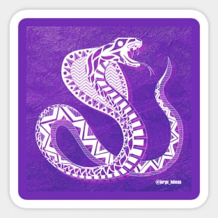 Snake Cobra Ecopop Sticker